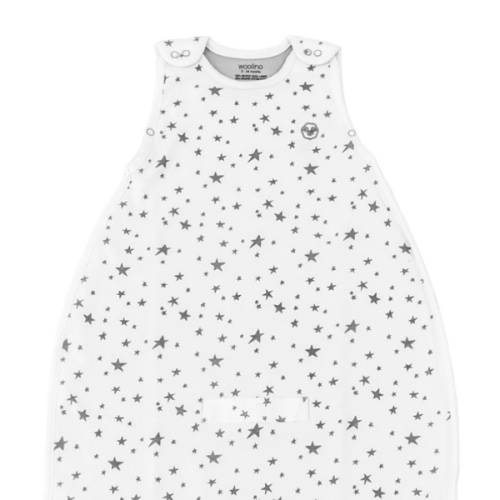 4 Season® Ultimate Baby Sleep Bag, Merino Wool & Organic Cotton, Star White