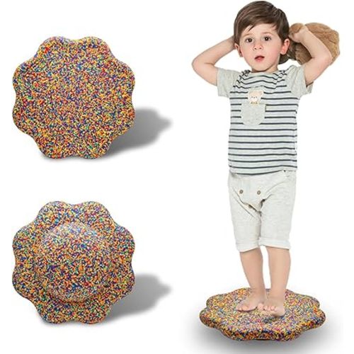 EPP Balance Board Kids for Stepping Stones for Kids - Foam Toddler Balance Board for Sensory Training Indoor Outdoor for Boys Girls