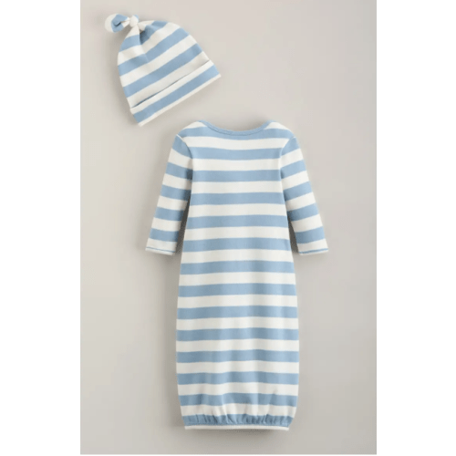 Baby Layette Gown and Hat Set