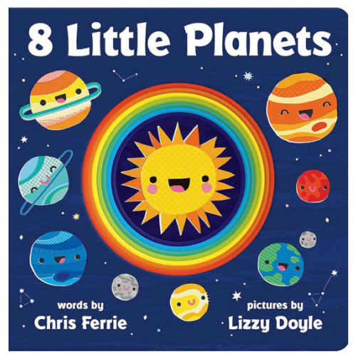 8 Little Planets: A Solar System Book for Kids with Unique Planet Cutouts
