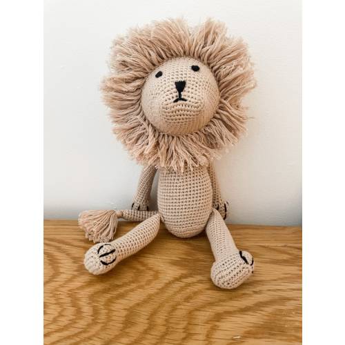 Crocheted Lion Crocheted Toy Nursery Decor Safari Nursery