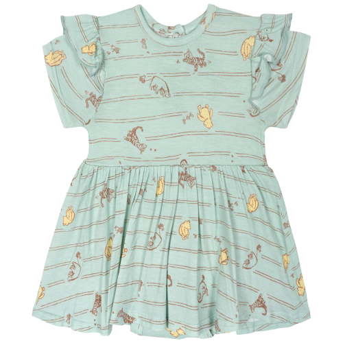 Disney Winnie the Pooh Baby Girls' One Piece Dress Blue