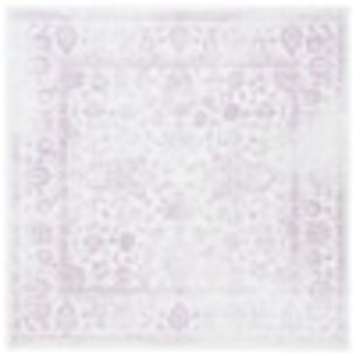SAFAVIEH Adirondack Ivory/Lavender 8 ft. x 8 ft. Border Distressed Square Area Rug ADR109U-8SQW