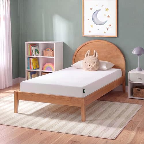 Zinus Green Tea Memory Foam Mattress 5 Inch, Pressure-Relieving Comfort & Full-Body Support, Naturally Fresh, Medium Firm Feel, CertiPUR-US & Oeko-TEX Certified Safe Materials, Twin