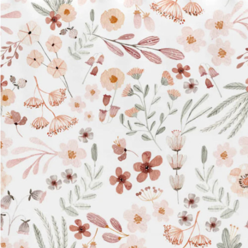 Wren's Wildflower Crib Sheet