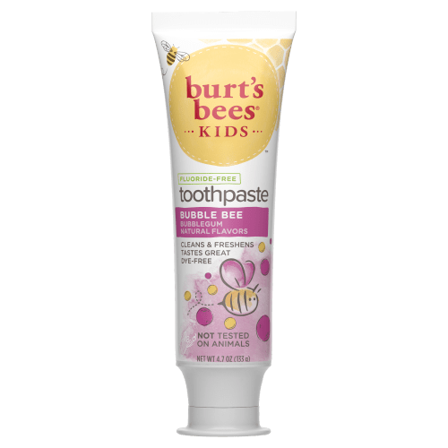 Kids Toothpaste, Natural Flavor, Fluoride Free, Bubble Bee