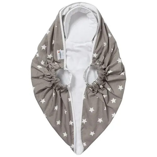 Snuggleundl - USA 5-Point CarSeat-Safe Baby Lift Blanket Insert (Baby Starlight, Bunting w/Handles) Liner Wrap for Baby Boys & Girls 0-12 Months