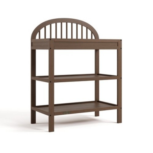 Graco Olivia Changing Table with Water-Resistant Changing Pad Hazelnut