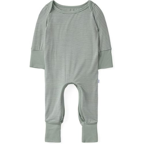 Little Sleepies Newborn Pajamas, Viscose from Bamboo Baby Pajamas, Boys & Girls Preemie Sleepers, 2-Way Crescent Zipper PJs
