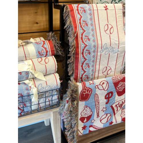 Dainty Go Phils Throw Blanket