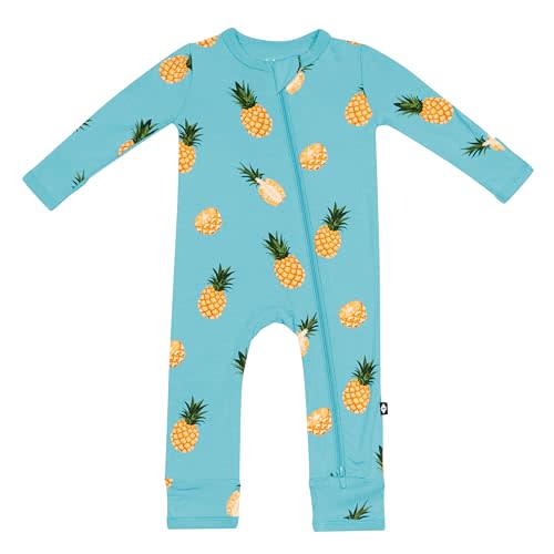 KYTE BABY Infant and Toddler Dual Zipper Romper, Ultra-Soft Rayon Made From Bamboo, Boys and Girls Clothing