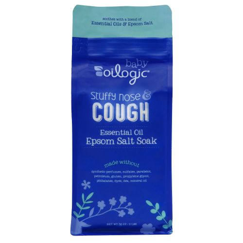 Oilogic Stuffy Nose & Cough Epsom Soak, 32 OZ