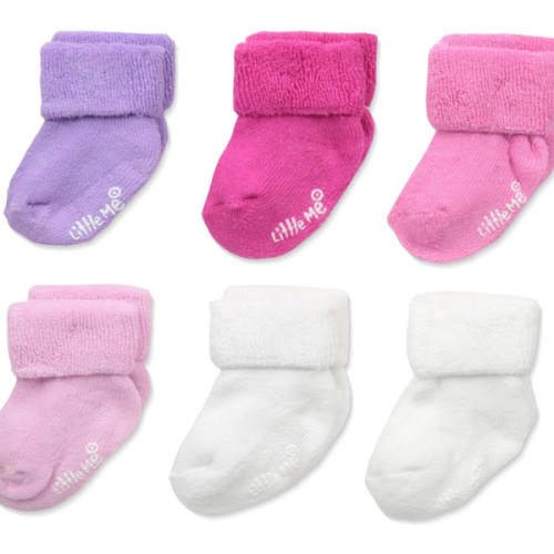 Little Me baby-girls 6 Pack Variety Socks