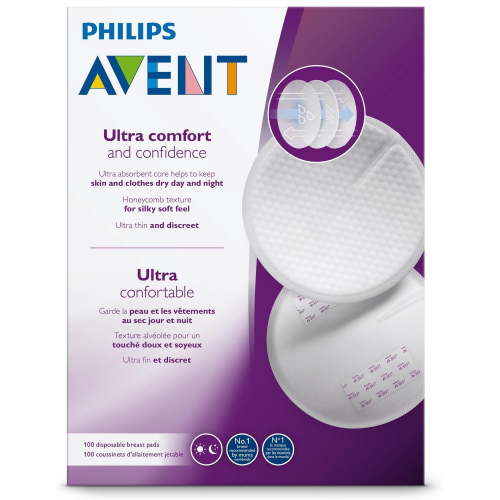 Philips Avent Maximum Comfort Disposable Breast Pads, 100 Pads, SCF254/13 - Walmart.ca