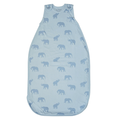 Ecolino® Adjustable Baby Sleep Bag, Organic Cotton, Universal Size: 2 Months - 2 Years, Elephant