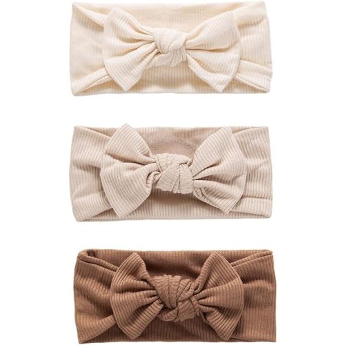 Baby Girl Headbands with Bows Soft Elastics Hairbands Hair Accessories for Newborn Infant Toddler Kids