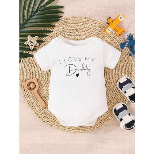 Boys Baby Slogan Graphic Bodysuit