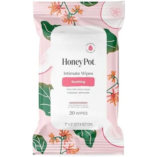 The Honey Pot Company - Feminine Wipes - Soothing Witch Hazel – Postpartum