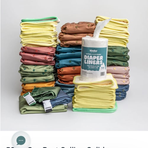 30 of Our Best Selling Solids - New Parent Starter Bundle of Essential – Kinder Cloth Diaper Co.