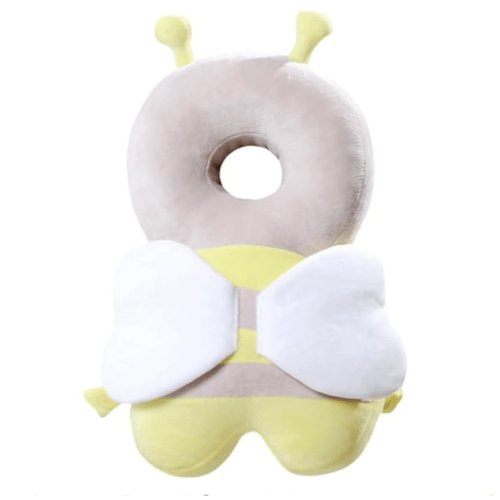 Baby Head Protector Backpack for Falling Crawling and Walking - Yellow Bee