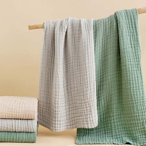The Baby Muslin Swaddle - 100% Muslin Cotton – The Fleece Company