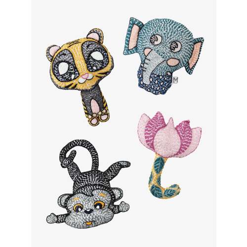 Bedtime Buddy Collection - 4 Toy Rattles