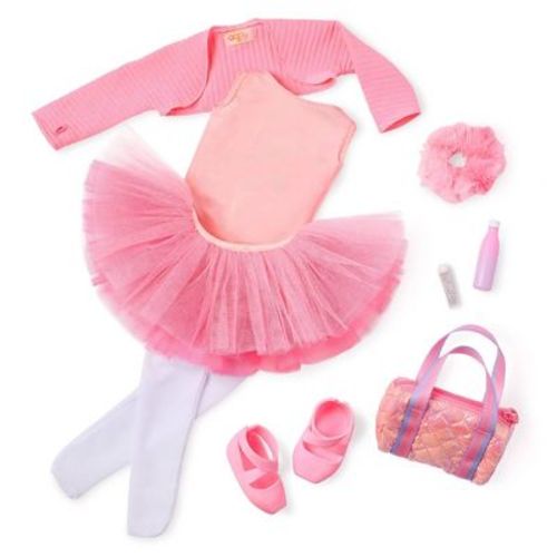 Our Generation Ballet Dreams Pink Outfit and Dance Accessories for 18" Dolls