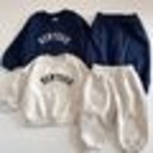 Toddler New York Embroidery Sweatshirt and Jogger Pants Set (12m-4t) - 2 Colors - Navy / 4T