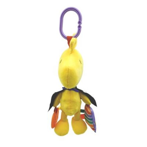Peanuts Woodstock Halloween Activity Toy: Clip-On Baby Learning Plaything with Multiple Textures & Sensory Development