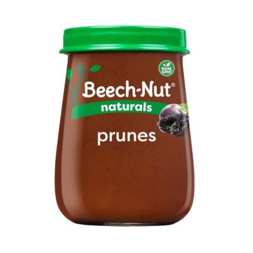 Beech-Nut Non-GMO Naturals Prunes Baby Food Jar - 4oz: Infant Stage 1, Pureed Meal, Ready to Eat, Single Pack