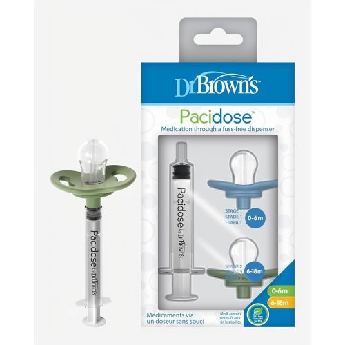 Dr. Brown's Pacidose Liquid Medicine Dispenser, 0-6 m and 6-18 m Bulbs