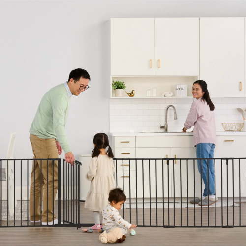 Regalo 194 Inch Super Wide Baby Gate and Play Yard with 8 Panels