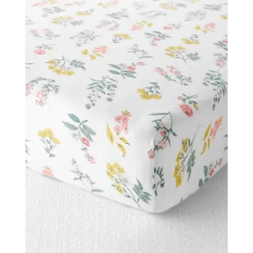 Baby Organic Cotton Standard Crib Sheet - Little Planet | Carter's