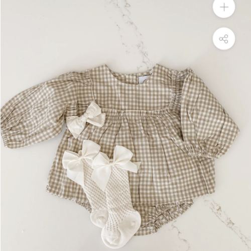 Gingham Cotton Set