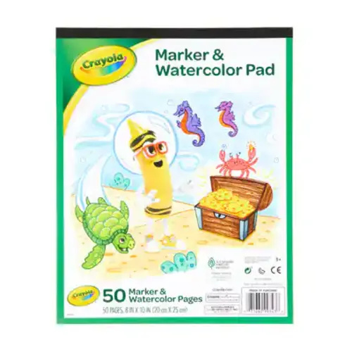 Crayola® Marker & Watercolor Pad | Michaels