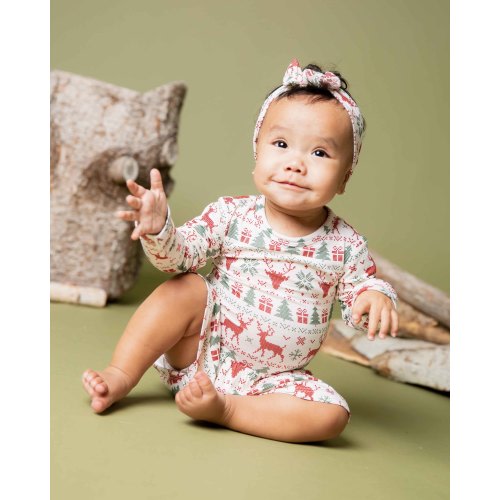 Deer to Dream Long Sleeve Ruffle Dress