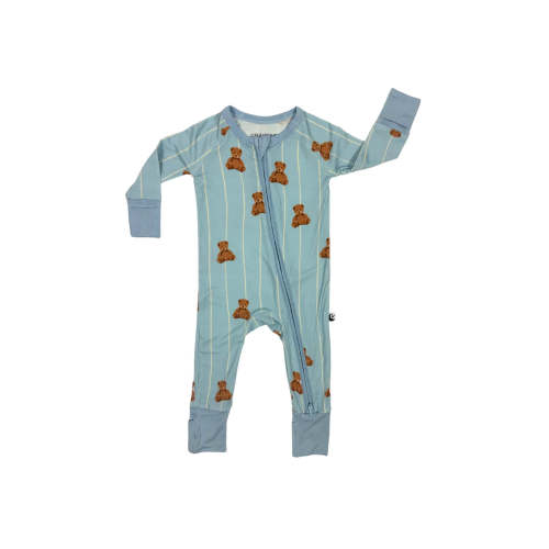 2-Way Zipper Romper: Cozy Cub