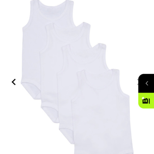 Bonds Everyday Singletsuit 4 Pack | Baby Baby Bodysuit | BWCMA