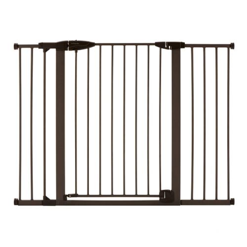 Toddleroo by North States Riverstone Extra Tall And Wide Baby Gate - Graphite - 29.75"-52" Wide