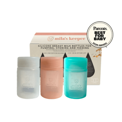 Silicone Breast Milk Storage Bottles