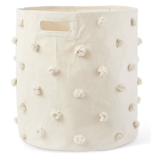 Pom Pom Hamper - Natural colour
