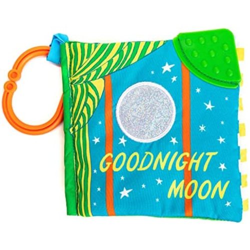 KIDS PREFERRED Goodnight Moon Soft Book with On The Go Clip, 5 Inches