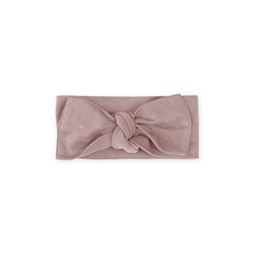Colored Organics Baby Organic Cotton Hattie Bow Wrap Headband - Wisteria
