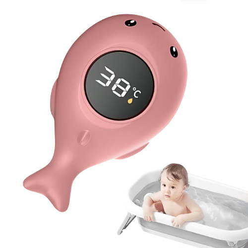 BESTSKY Baby Bath Thermometer, Whale Bath, Water Temperature Thermometer Baby Safety, Safety Floating Toy, Temp Warning Water Thermometer, Thermometer Bath Thermometer for Pregnancy Infants Newborn