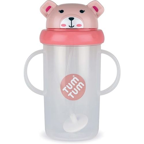 Tippy Up Free Flow Sippy Cup (No Valve), Sippy Cup for Toddlers, BPA Free (Betsy Bear 300ml)