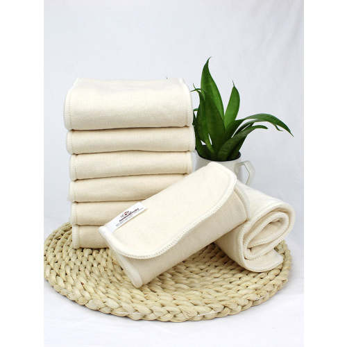 6-Layer Bamboo Hemp Cotton Cloth Diaper Insert NO Snaps- Night Time So – Mama Koala