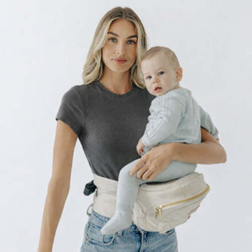 Tushbaby Hip Carrier | Cream Leather