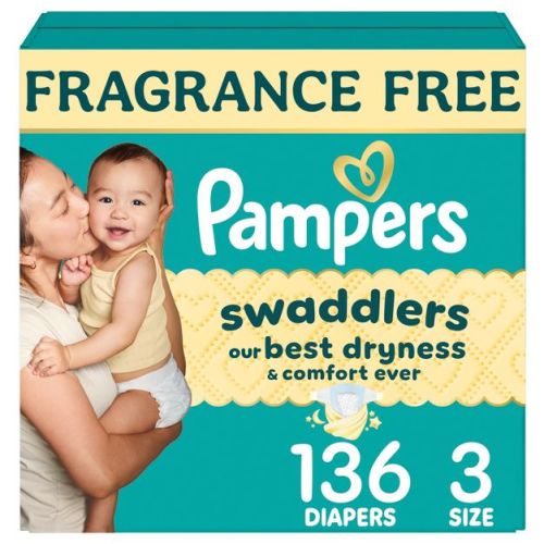 Pampers Swaddlers Sensitive Disposable Diapers - Size 3 - 136ct