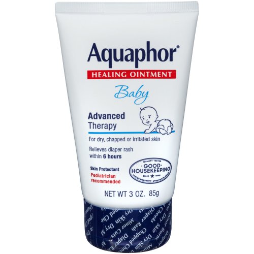 Aquaphor Baby Healing Ointment, Baby Skin Care and Diaper Rash, Diaper Bag Size - 3 oz