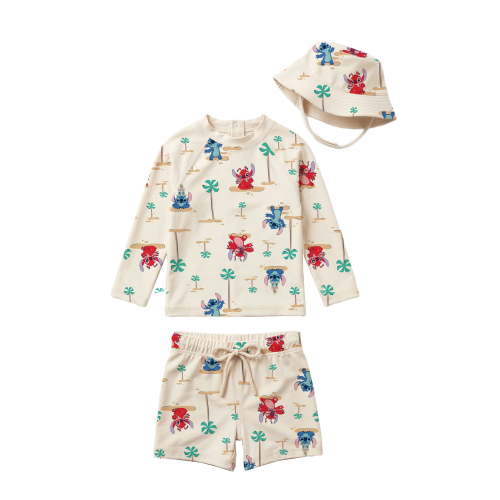Character Baby Boy Rash Guard Swim Set with Hat, Sizes 0/3M- 12M